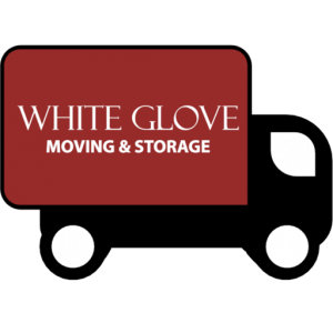 White Glove Moving Truck Logo